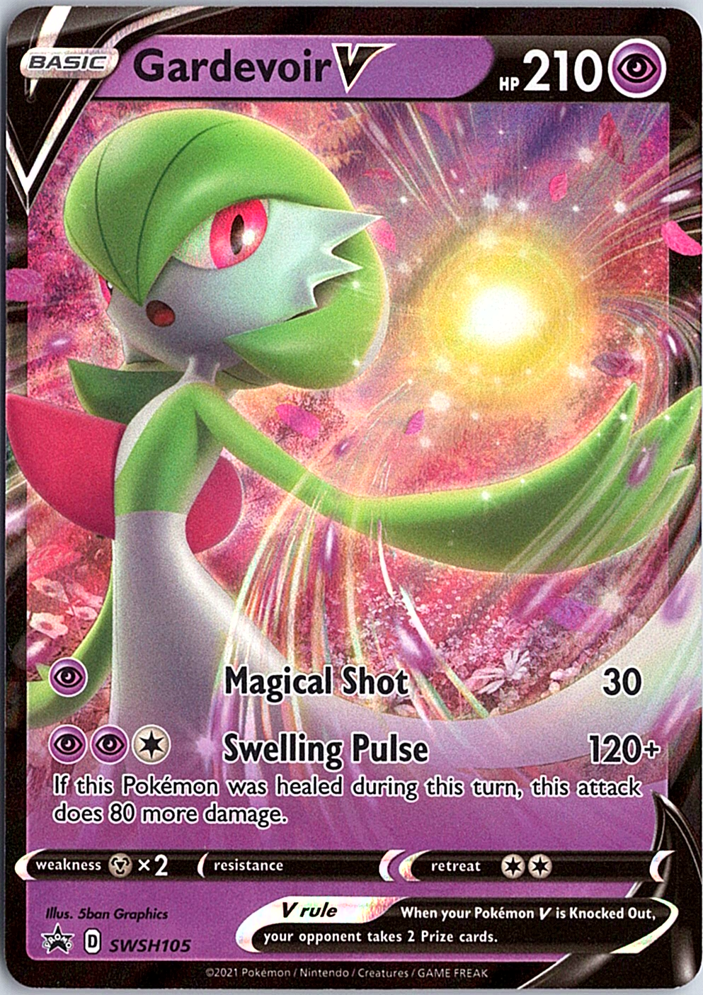 Gardevoir V Promo SWSH: Sword & Shield Promo Cards SWSH105 NM