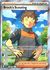 Brock's Scouting Ultra Rare SV09: Journey Together 179/159 NM