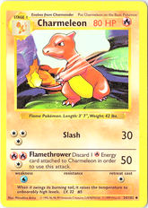 Charmeleon Uncommon Base Set (Shadowless) 024/102 LP