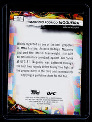 Antonio Rodrigo Nogueira Topps Finest UFC - Aqua Glitter Refractors 222 NM