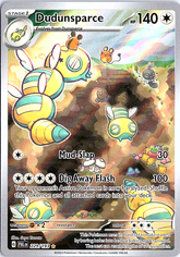 Dudunsparce Illustration Rare SV02: Paldea Evolved 229/193 NM