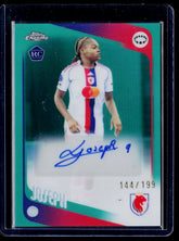 Liana Joseph 2025-26 Topps Chrome UEFA Womens UWCL Aqua Auto RC /199 #CA-JO