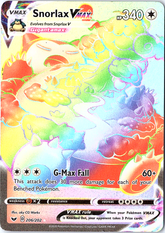 Snorlax VMAX (Secret) Secret Rare SWSH01: Sword & Shield Base Set 206/202 MP