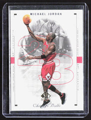 1998-99 SP Authentic Michael Jordan 8 Basketball Chicago Bulls