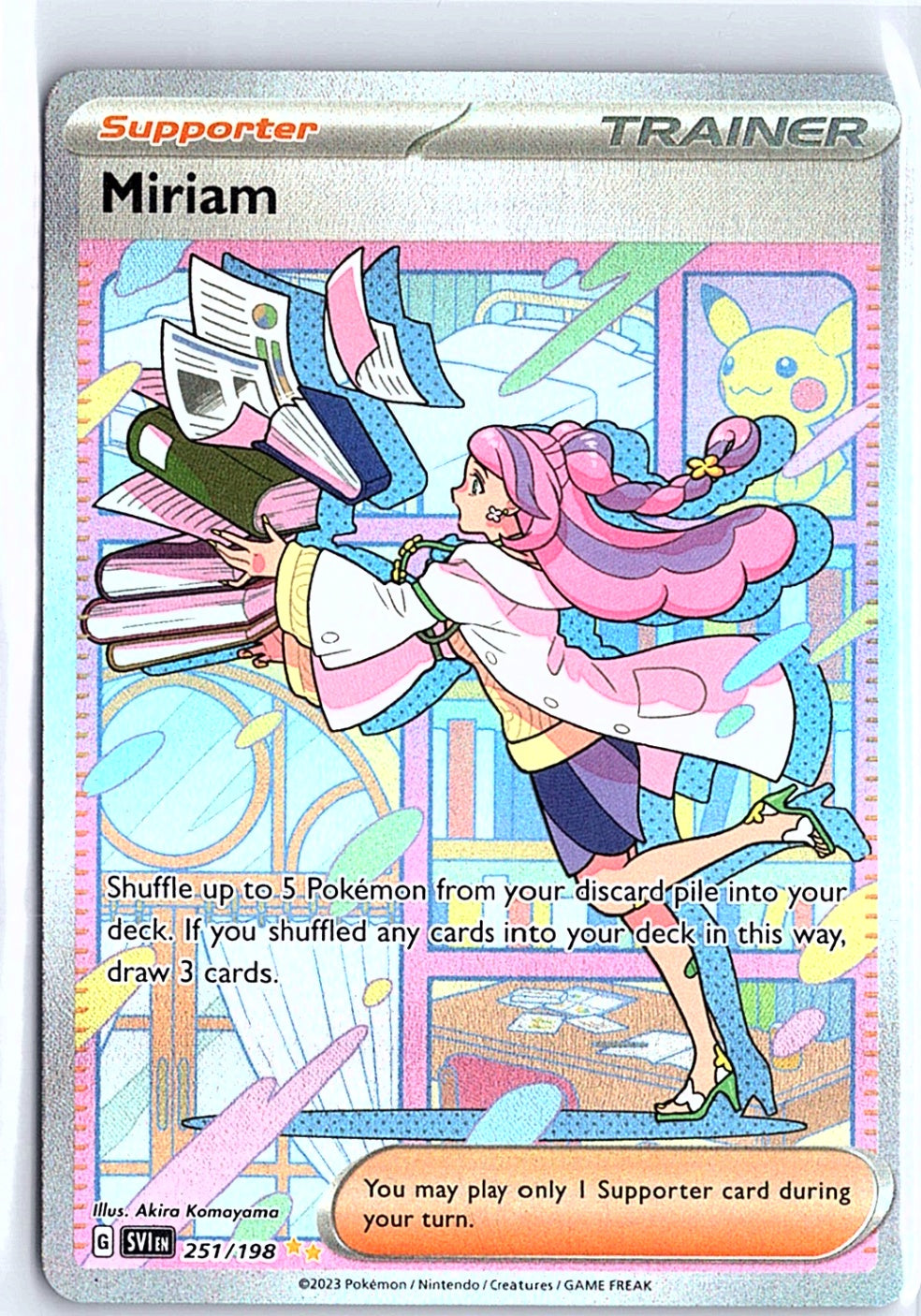 Miriam Special Illustration Rare SV01: Scarlet & Violet Base Set 251/198 NM