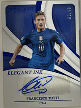 Francesco Totti Panini Immaculate Collection - Elegant Ink Sapphire EI-FT NM