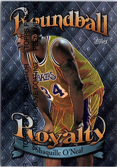 1998-99 Topps - Roundball Royalty Shaquille O'Neal R9 Basketball Los Angeles