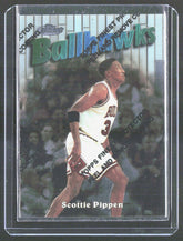 1997-98 Finest Scottie Pippen 125 Basketball Chicago Bulls