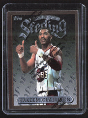1996-97 Finest Hakeem Olajuwon 63 Basketball Houston Rockets