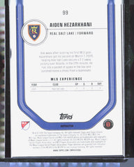 2026 Topps Chrome MLS - Refractor Aiden Hezarkhani 99 Soccer Real Salt Lake