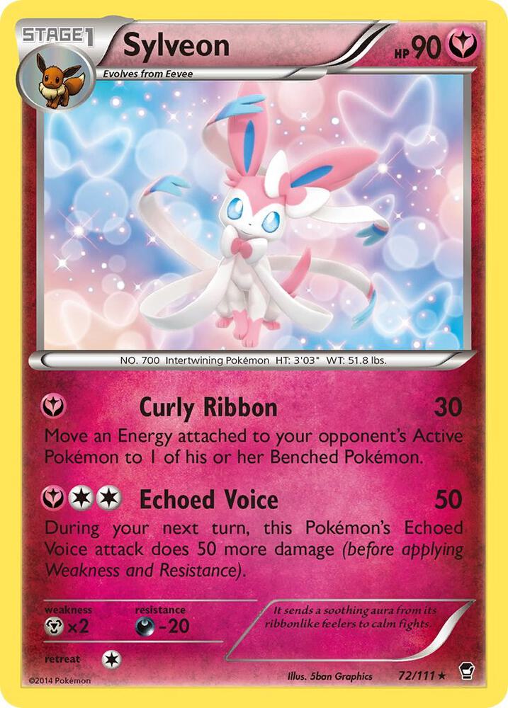 Sylveon Rare XY - Furious Fists 72/111 NM