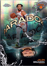 Jalen Brunson Topps Chrome - Paradox PX-11 NM