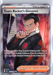 Team Rocket's Giovanni Ultra Rare SV10: Destined Rivals 225/182 NM