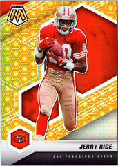 2021 Panini Mosaic - Prizm Camo Pink Jerry Rice 175 Football San Francisco 49ers