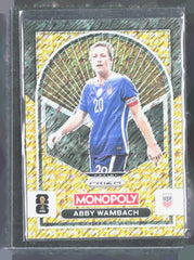 2026 Panini Prizm Monopoly FIFA WC Gold BigMoneyShimmer Prizms Abby Wambach/500
