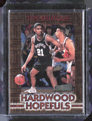 1997-98 Stadium Club - Hardwood Hopefuls Tim Duncan HH4 Basketball San Antonio
