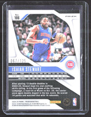 2024-25 Panini Prizm - Prizms Silver Isaiah Stewart 106 Basketball Detroit Pistons /125