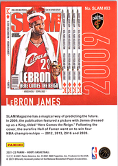 LeBron James Hoops Winter - SLAM SLAM #93 NM (Back)