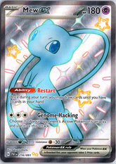 Mew ex Shiny Ultra Rare SV: Paldean Fates 216/091 NM