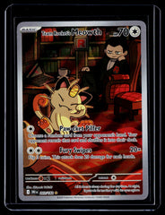 Team Rocket's Meowth Holo SV10: Destined Rivals 203/182 NM