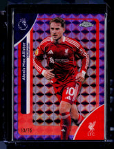 Alexis Mac Allister Topps Chrome Premier League - Purple Geometric Refractor 115