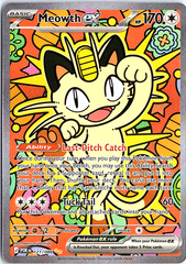 Meowth ex Special Illustration Rare ME03: Perfect Order 121/088 NM