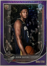 Derik Queen Bowman - Chrome Purple Mojo Refractors BCV-13 NM