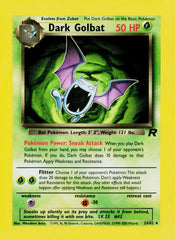 Dark Golbat (24) Unlimited Team Rocket 24/82 LP