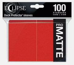ULTRA PRO Deck Protector Standard - Matte 100ct Apple Red ECLIPSE