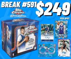 BREAK #591 - TOPPS CHROME SAPPHIRE FRIDAY 20.02.26 - EBAY LIVE