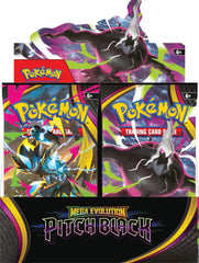 Pokemon TCG Mega Evolution Pitch Black Booster Display front