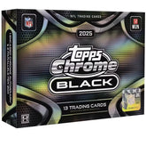 2025 Topps Chrome Black Football NFL Hobby Box