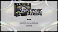 2025 Topps Chrome Black Football NFL Hobby Box
