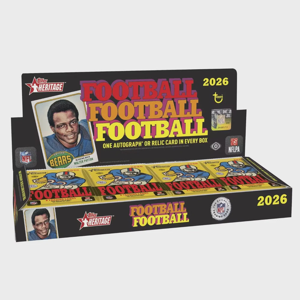 2026 Topps Heritage Football NFL Hobby Box