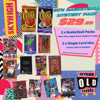 2024 Skyhigh Cards 90's Basketball Mystery Pack