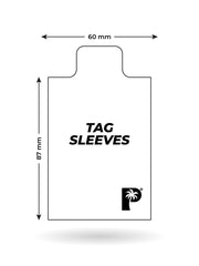 Palms off Tag Sleeves - 100pc