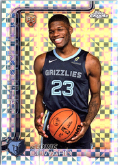 2025-26 Topps Chrome - X-Fractor Cedric Coward 261 Basketball Memphis Grizzlies