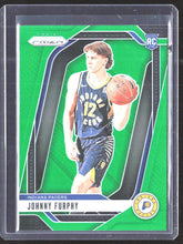 2024-25 Panini Prizm - Prizms White Wave Johnny Furphy 237 RC Basketball Indiana Pacers