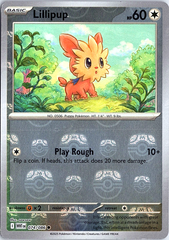 Lillipup (Master Ball Pattern) Common SV: White Flare 074/086 NM