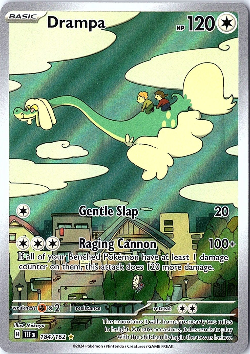 Drampa - Illustration Rare SV05: Temporal Forces 184/162 NM