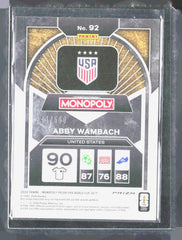 2026 Panini Prizm Monopoly FIFA WC Gold BigMoneyShimmer Prizms Abby Wambach/500