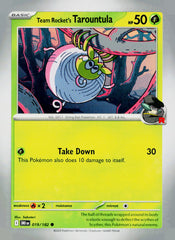 Team Rocket's Tarountula DRI 019/182 NM