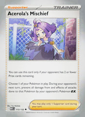 Acerola's Mischief MEG 113/132 NM
