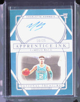 2020-21 Panini National Treasures - Apprentice Ink LaMelo Ball API-LBL /25