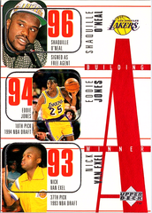 1996-97 Upper Deck Shaquille O'Neal/Eddie Jones/Nick Van Exel/Cedric Ceballos/Kobe Bryant