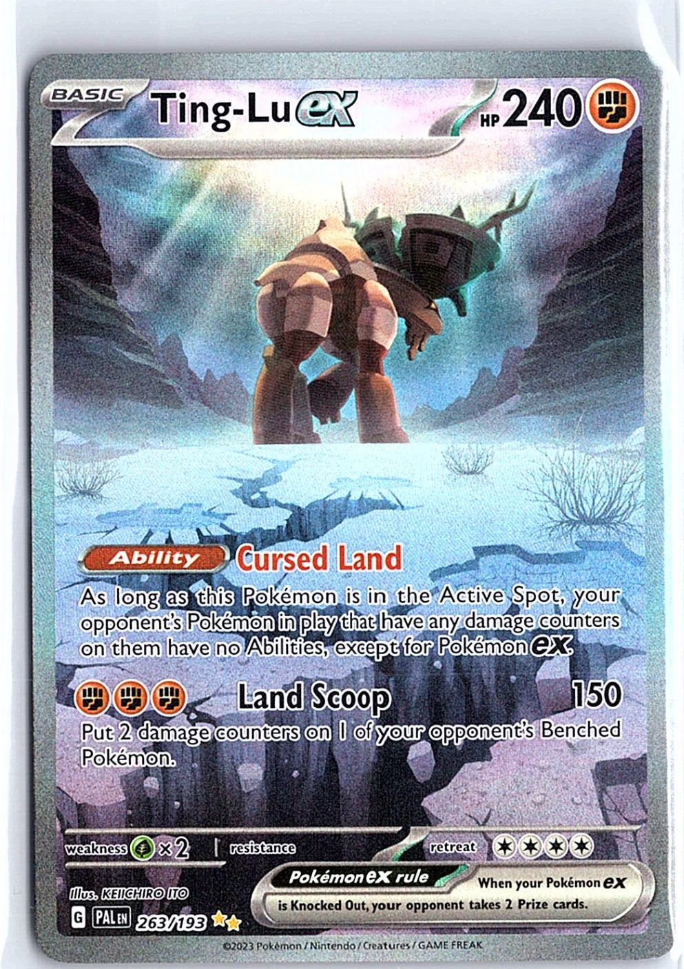 Ting-Lu EX 263/193 Pokemon TCG Paldea Evolved Special Illustration Rare