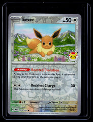 Eevee (Pokemon Day 2025) (Reverse Cosmos Holo) 074/131 NM