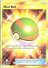 Nest Ball (Secret) Secret Rare SM Base Set 158/149 NM