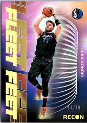 2023-24 Panini Recon - Fleet Feet Gold Luka Doncic 18 /10 Dallas Mavericks