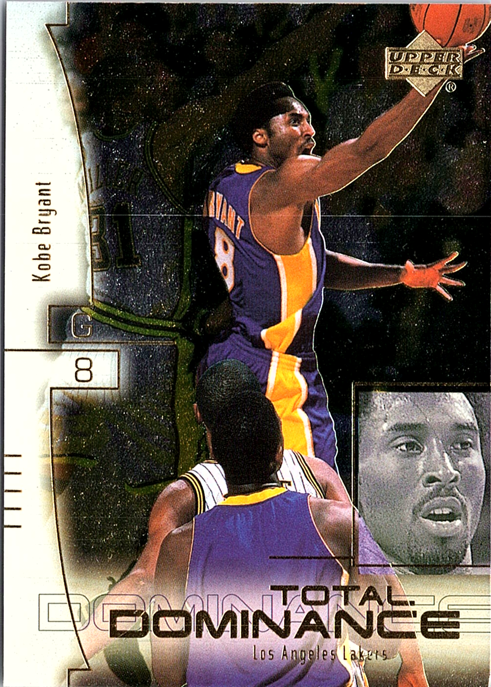 2000-01 Upper Deck - Total Dominance Kobe Bryant TD8 Los Angeles Lakers